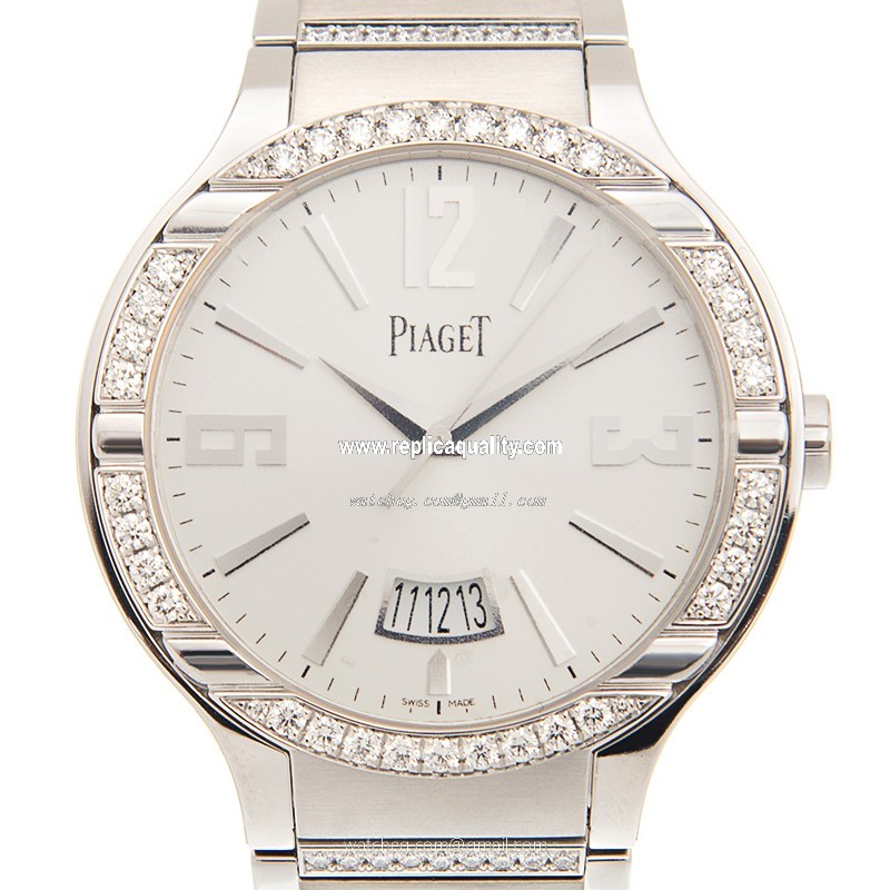 Piaget POLO G0A36225 Automatic 18kt White Gold & Diamond Silver