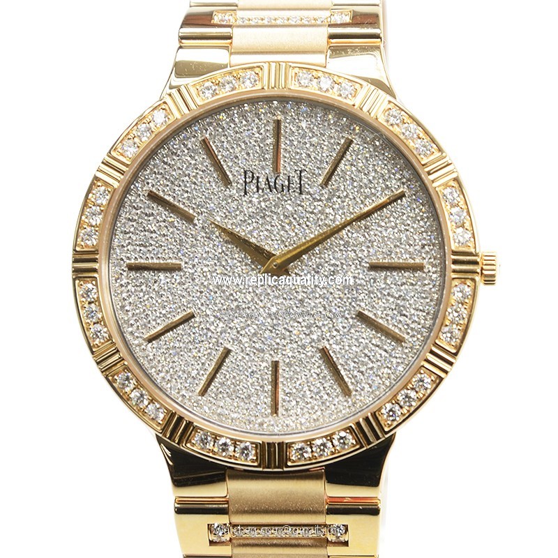 Piaget DANCER G0A37054 Manual Wind 18kt Rose Gold & Diamonds Silver