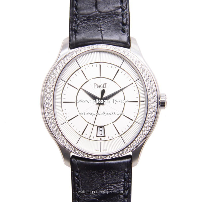 Piaget GOUVERNEUR G0A37111 Automatic 18kt White Gold & Diamond Silver
