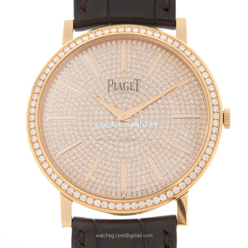 Piaget ALTIPLANO G0A38141 Manual Wind 18kt Rose Gold & Diamonds Gold