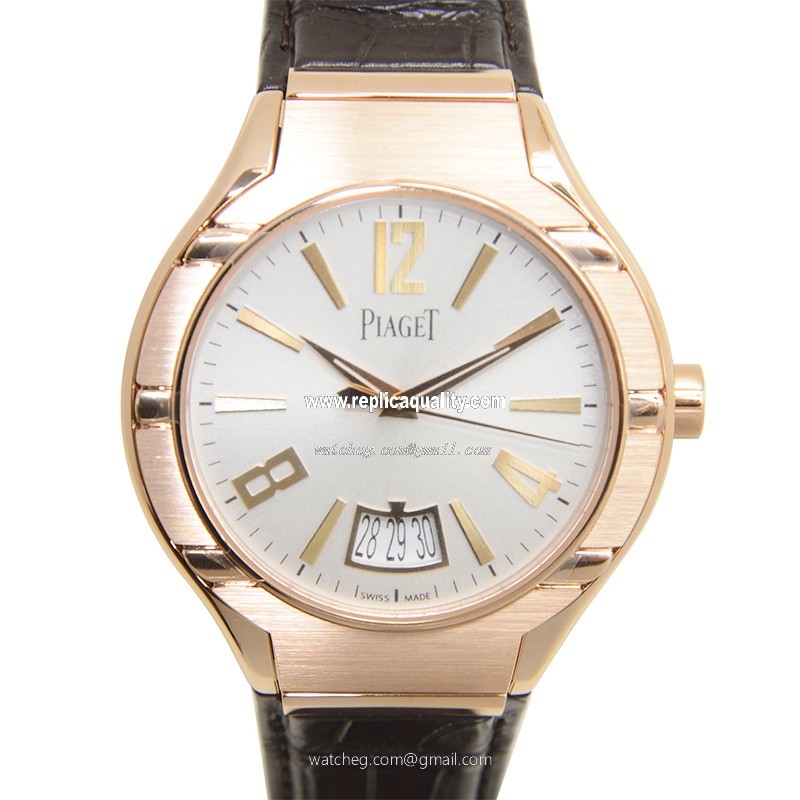Piaget POLO G0A38149 Automatic 18kt Rose Gold Silver