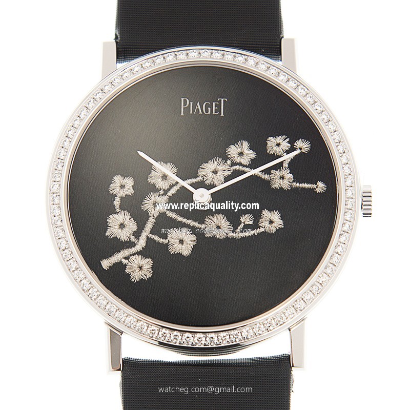 Piaget ALTIPLANO G0A38574 Manual Wind 18kt White Gold & Diamond Black