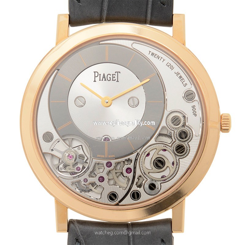 Piaget ALTIPLANO G0A39110 Manual Wind 18kt Rose Gold Gray