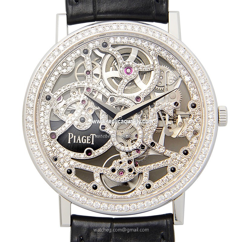 Piaget ALTIPLANO G0A40125 Automatic 18kt White Gold & Diamond Transparent Skull