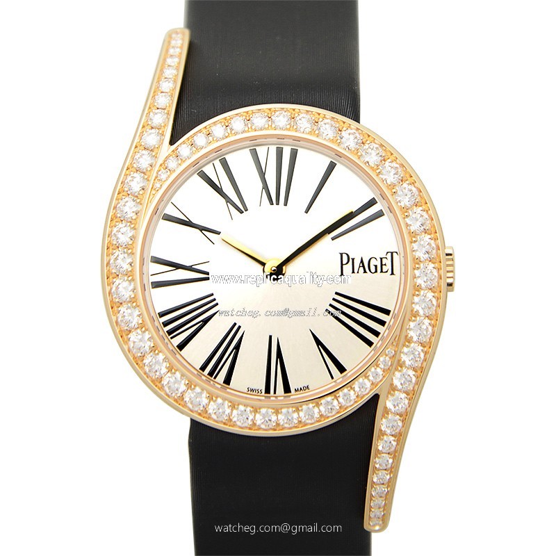 Piaget LIMELIGHT G0A40261 Manual Wind 18kt Rose Gold & Diamonds Silver