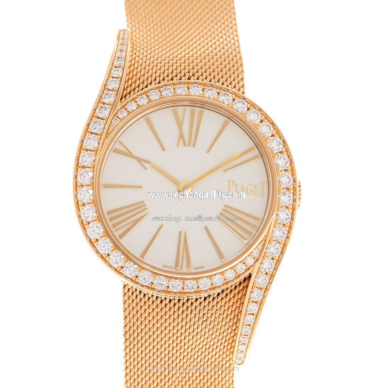 Piaget LIMELIGHT GALA G0A45213 Automatic 18kt Rose Gold & Diamonds Silvery & White