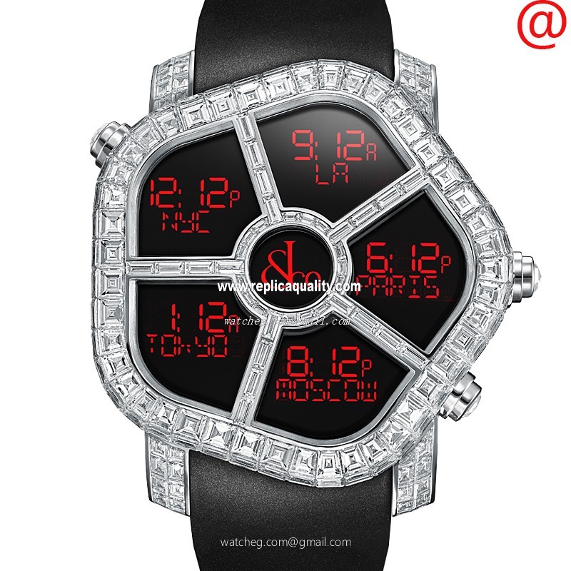 Jacob & Co GHOST GH800.30.BD.BD.AHA4D Quartz 18kt White Gold