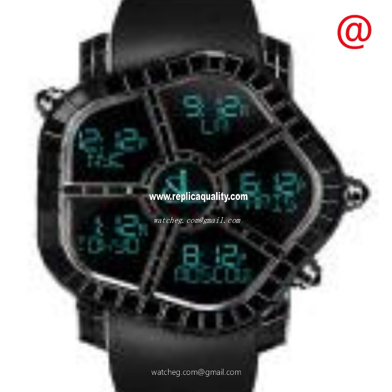 Jacob & Co GHOST GH800.30.BK.BK.AHA4D Quartz 18kt White Gold Black