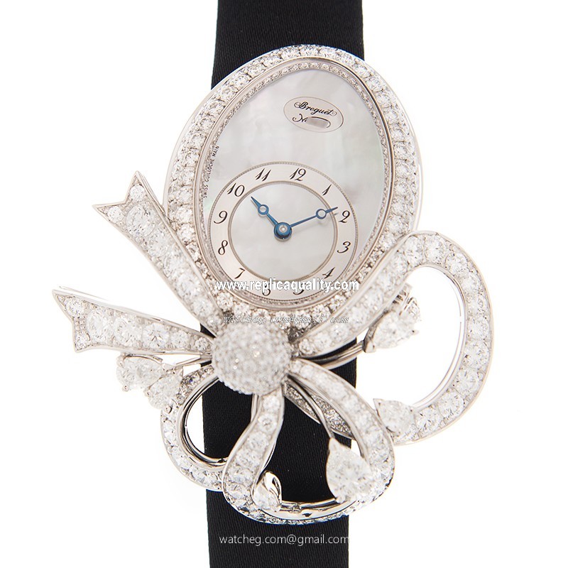 Breguet REINE DE NAPLES GJE20BB20.8924D Automatic 18kt White Gold & Diamond White