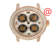 Jacob & Co GMT11RGDC 18kt Rose Gold Gold