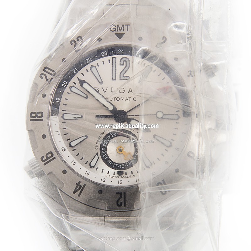 Bulgari DIAGONO PROFESSIONAL GMT40C5SSD Automatic Stainless Steel Silver
