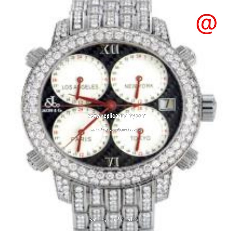 Jacob & Co H24SSCFDC Automatic Stainless Steel & Diamonds Black