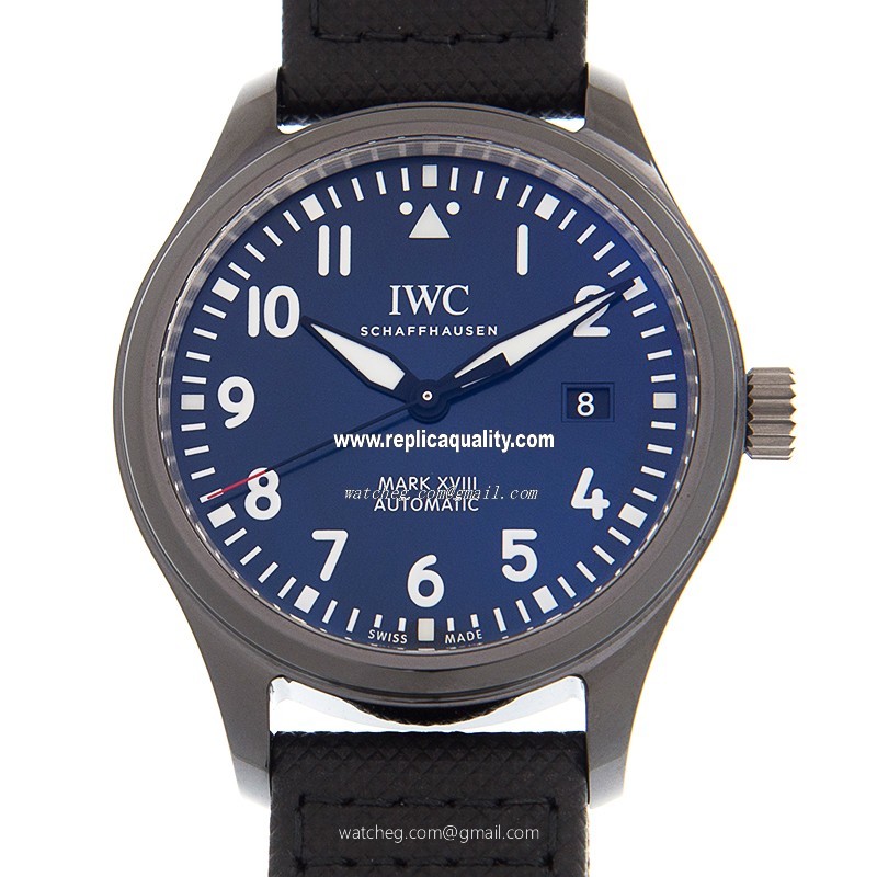 IWC PILOTS IW324703 Automatic Stainless Steel Blue