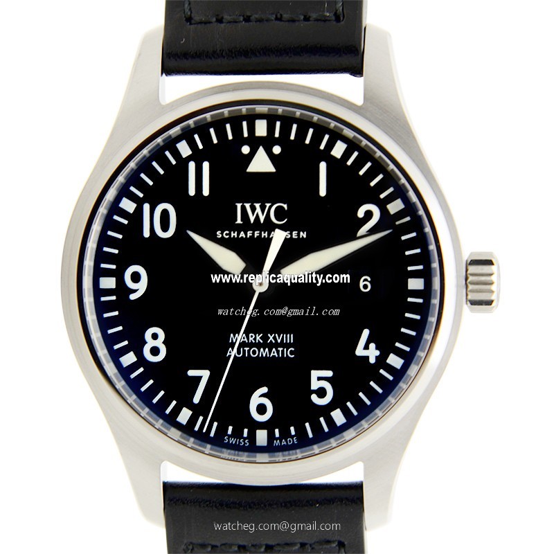IWC PILOTS IW327001 Automatic Stainless Steel Black