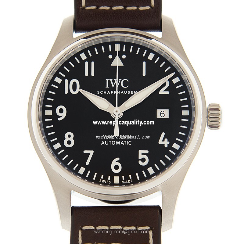 IWC PILOTS IW327003 Automatic Stainless Steel Dark Brown 