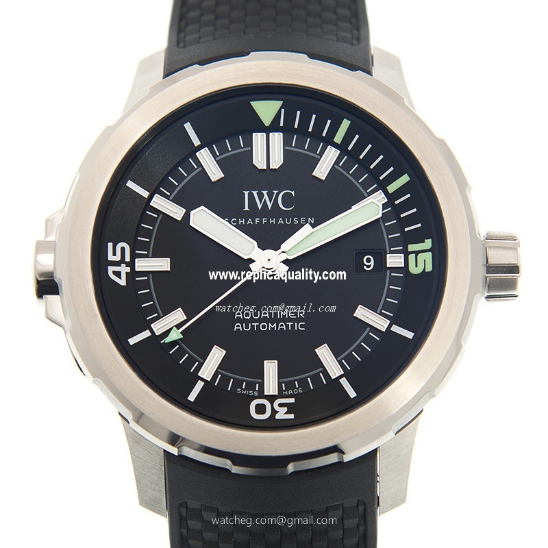 IWC AQUATIMER IW329001 Automatic Stainless Steel Black