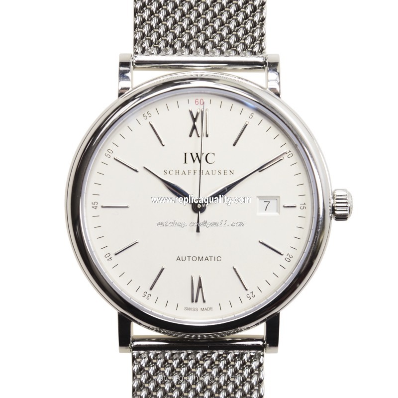IWC PORTOFINO IW356505 Automatic Stainless Steel Silver & White