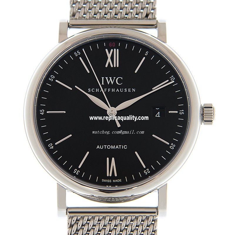 IWC PORTOFINO IW356508 Automatic Stainless Steel Black