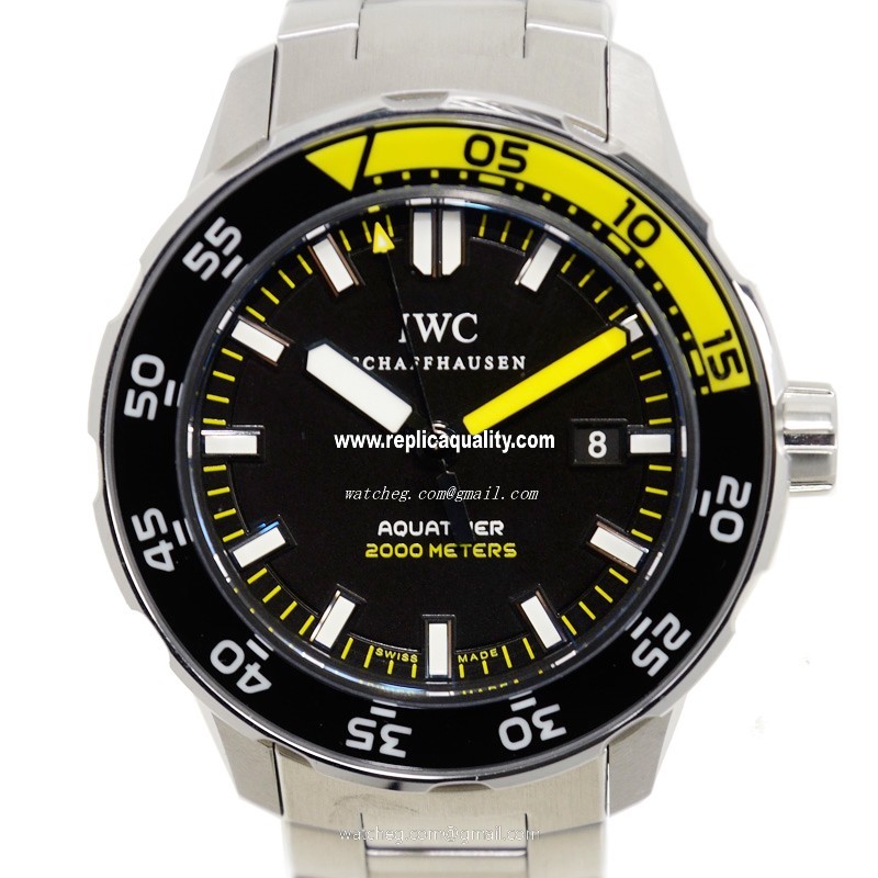 IWC AQUATIMER IW356801 Automatic Stainless Steel Black