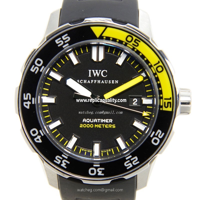 IWC AQUATIMER IW356802 Automatic Stainless Steel Black
