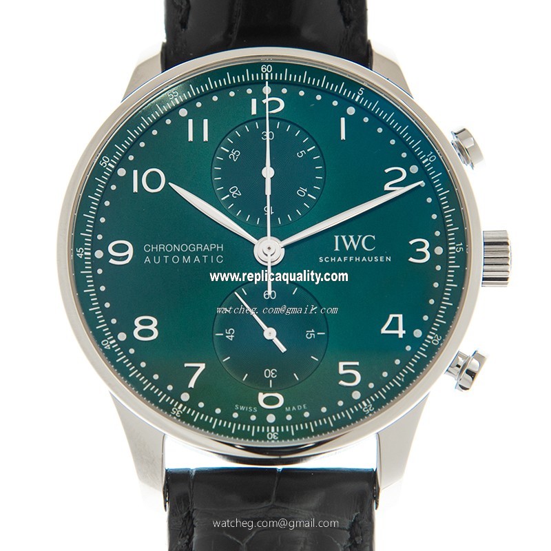 IWC PORTUGUESE IW371615 Automatic Stainless Steel Green