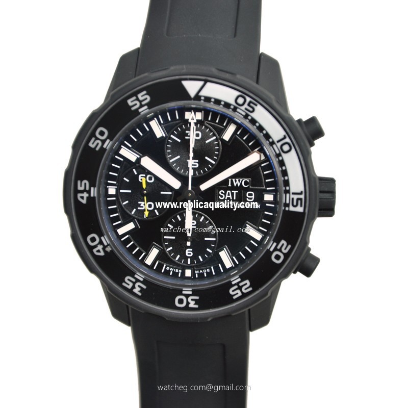 IWC AQUATIMER IW376705 Automatic Stainless Steel Black