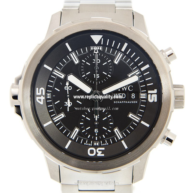 IWC AQUATIMER IW376804 Automatic Stainless Steel Black