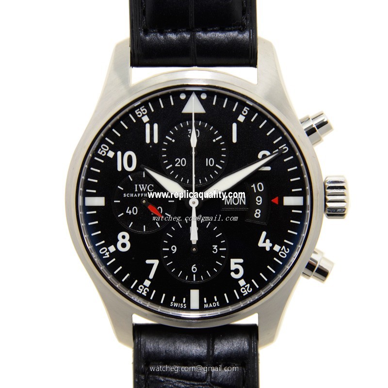IWC PILOTS IW377701 Automatic Stainless Steel Black