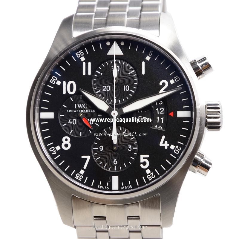 IWC PILOTS IW377704 Automatic Stainless Steel Black