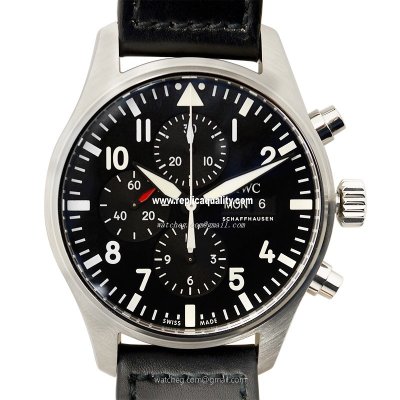 IWC PILOTS IW377709 Automatic Stainless Steel Black