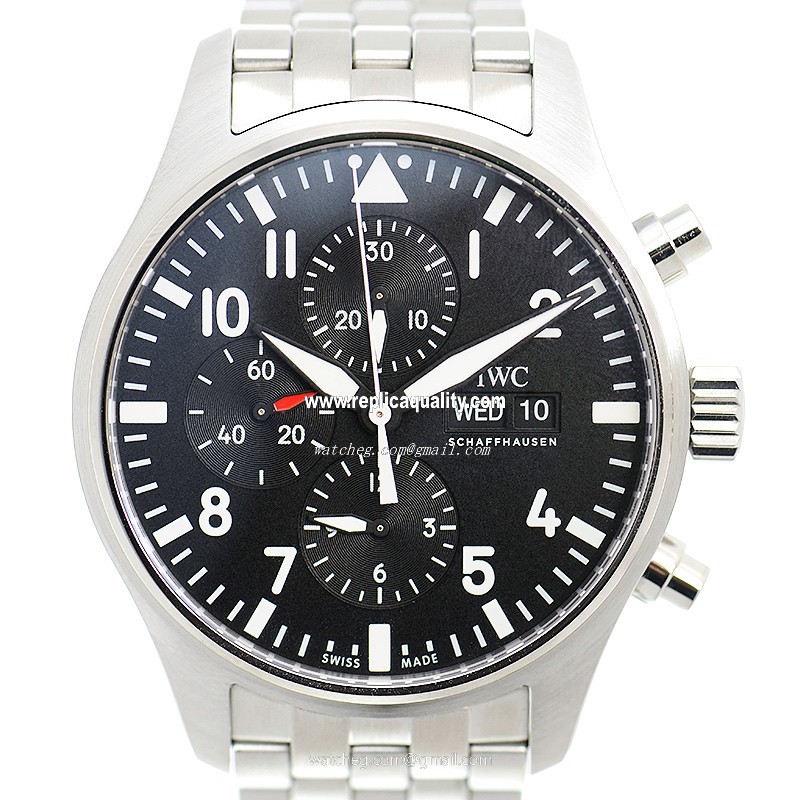 IWC PILOTS IW377710 Automatic Stainless Steel Black