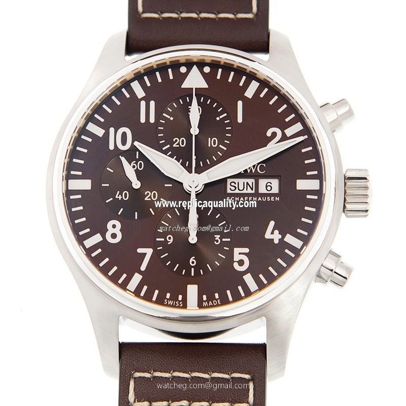 IWC PILOTS IW377713 Automatic Stainless Steel Brown
