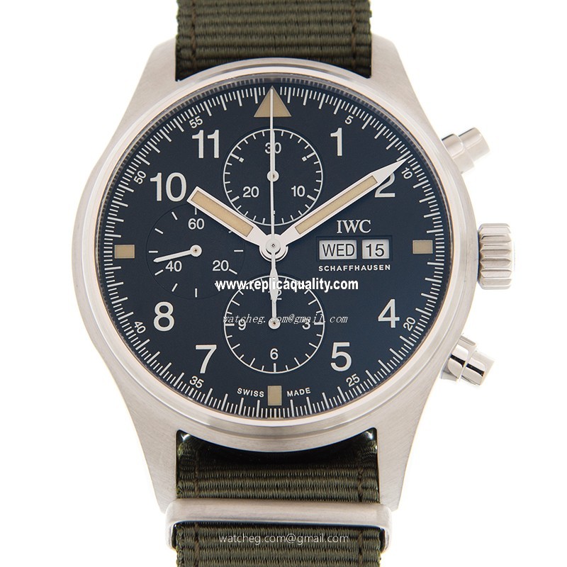 IWC PILOTS IW377724 Automatic Stainless Steel Black