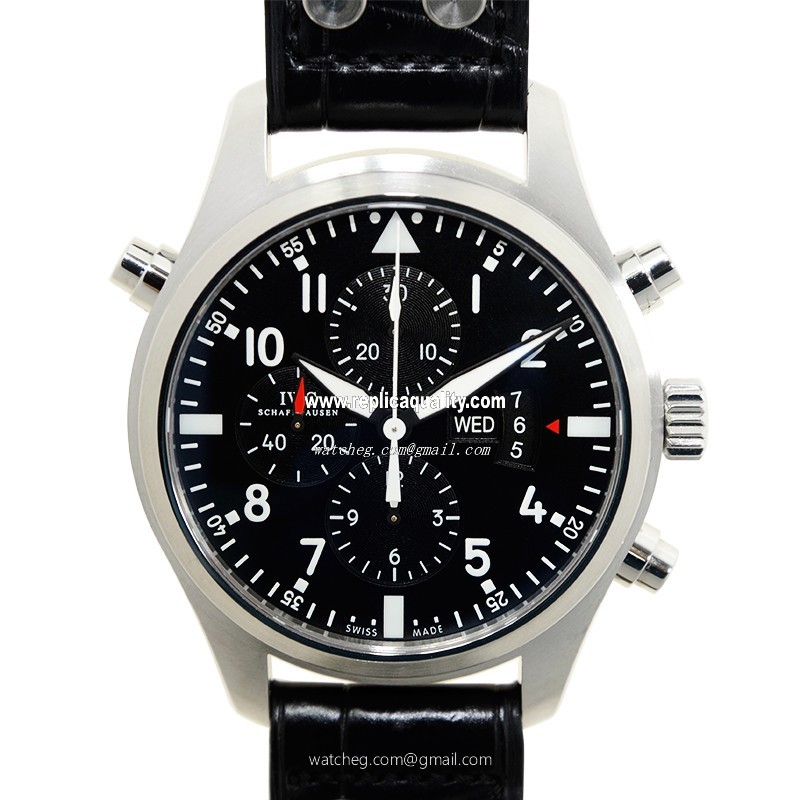 IWC PILOTS IW377801 Automatic Stainless Steel Black