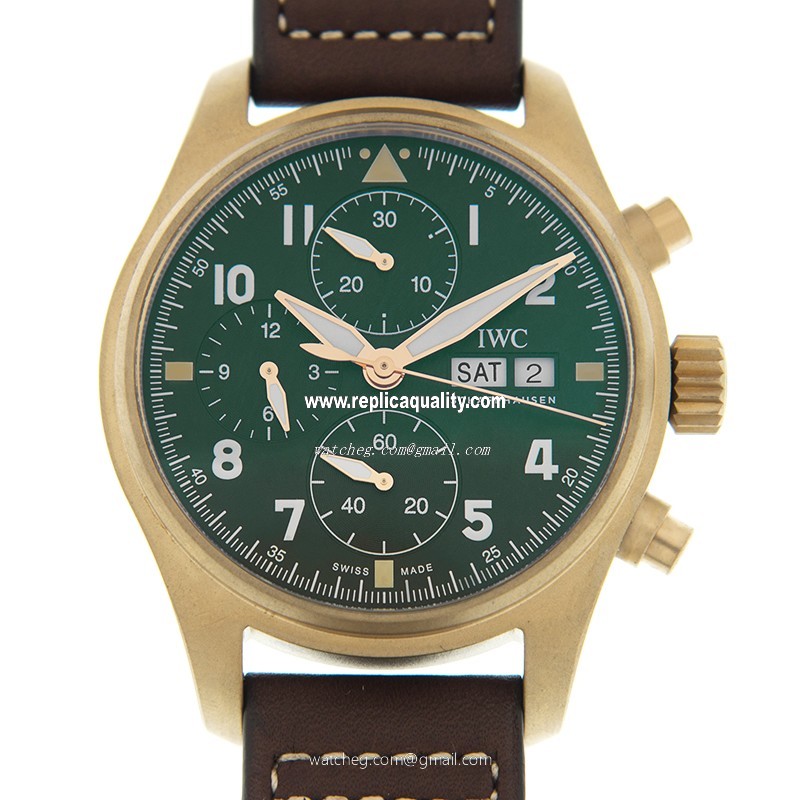 IWC SPITFIRE IW387902 Automatic Bronze Green