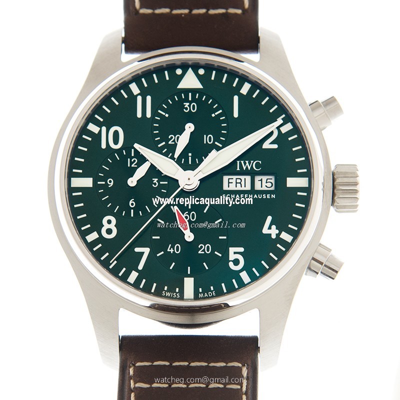 IWC PILOTS IW388103 Automatic Stainless Steel Green