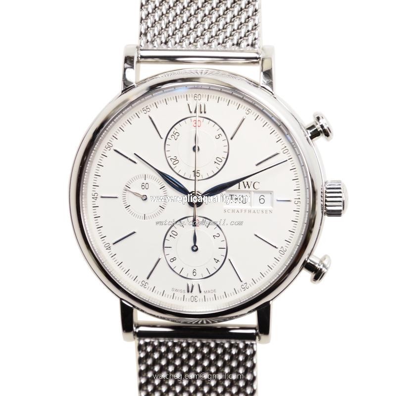 IWC PORTOFINO IW391009 Automatic Stainless Steel Silver & White