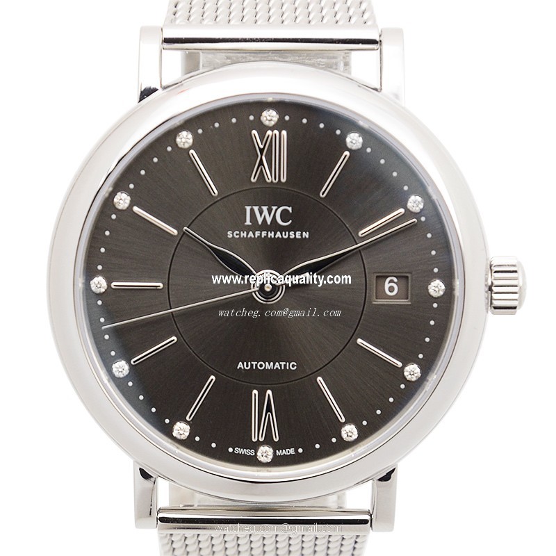 IWC PORTOFINO IW458110 Automatic Stainless Steel Dark grey