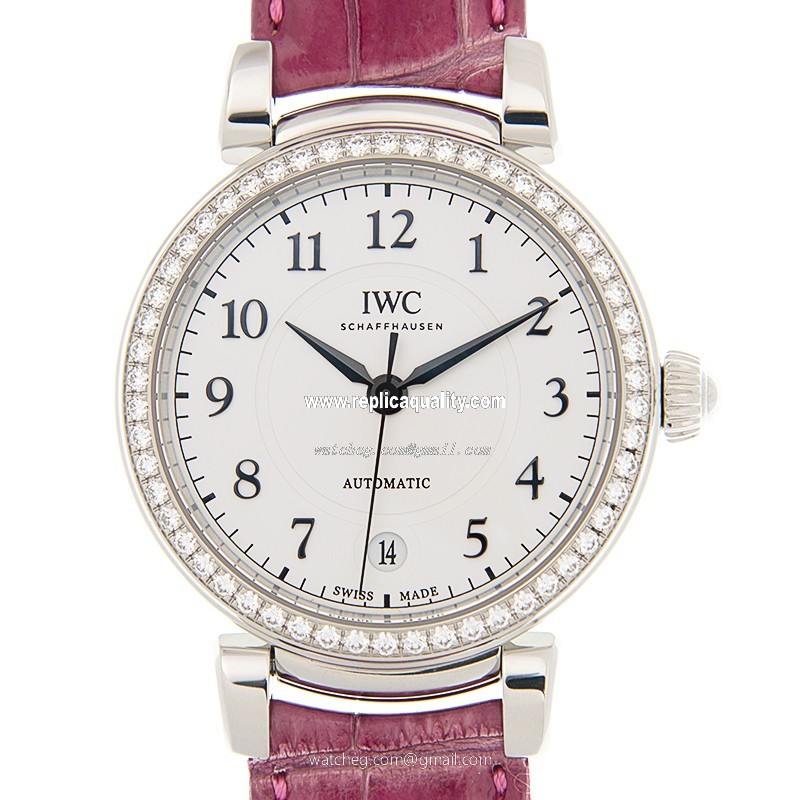 IWC DA VINCI IW458308 Automatic Stainless Steel & Diamonds White