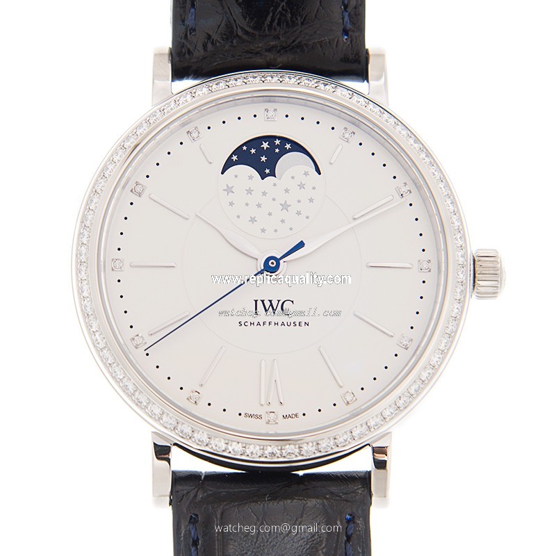 IWC PORTOFINO IW459008 Automatic Stainless Steel & Diamonds Silver