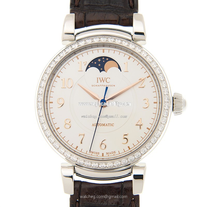 IWC DA VINCI W459307 Automatic Stainless Steel & Diamonds Silver