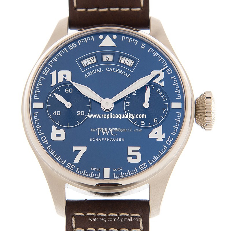 IWC PILOTS IW502703 Automatic 18kt White Gold Blue