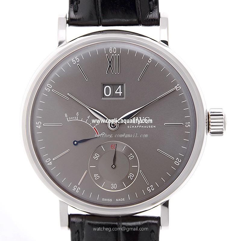 IWC PORTOFINO IW516101 Manual Wind 18kt White Gold Gray