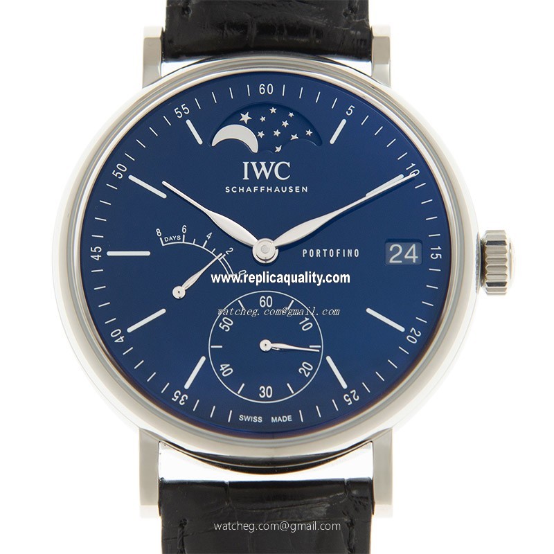 IWC PORTOFINO IW516405 (LTD 350 PCS) Manual Wind Stainless Steel Blue