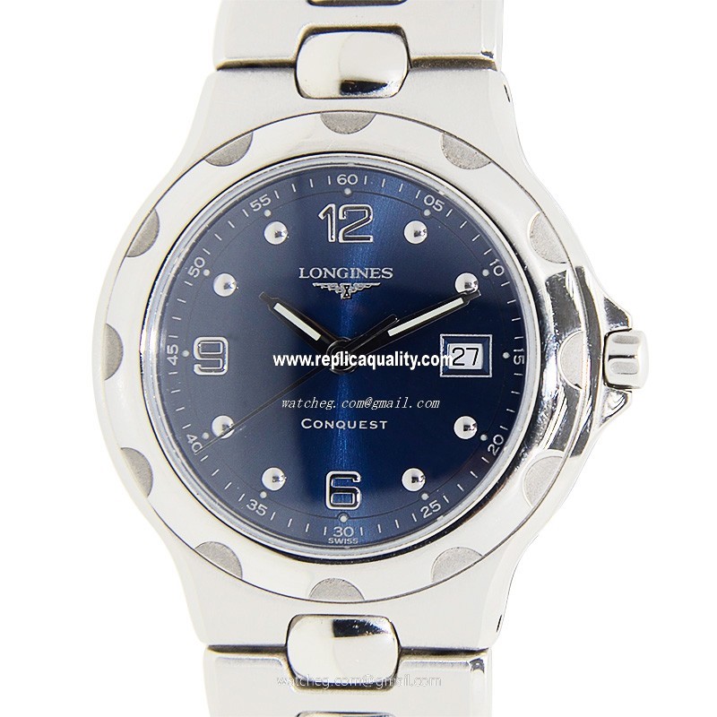 Longines CONQUEST L1.505.4.96.6 Quartz Stainless Steel Blue
