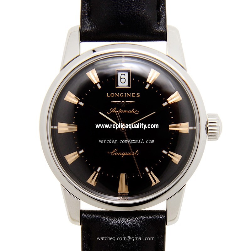 Longines HERITAGE L1.611.4.52.2 Automatic Stainless Steel Black