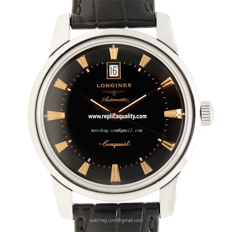 Longines HERITAGE L1.645.4.52.4 Automatic Stainless Steel Black