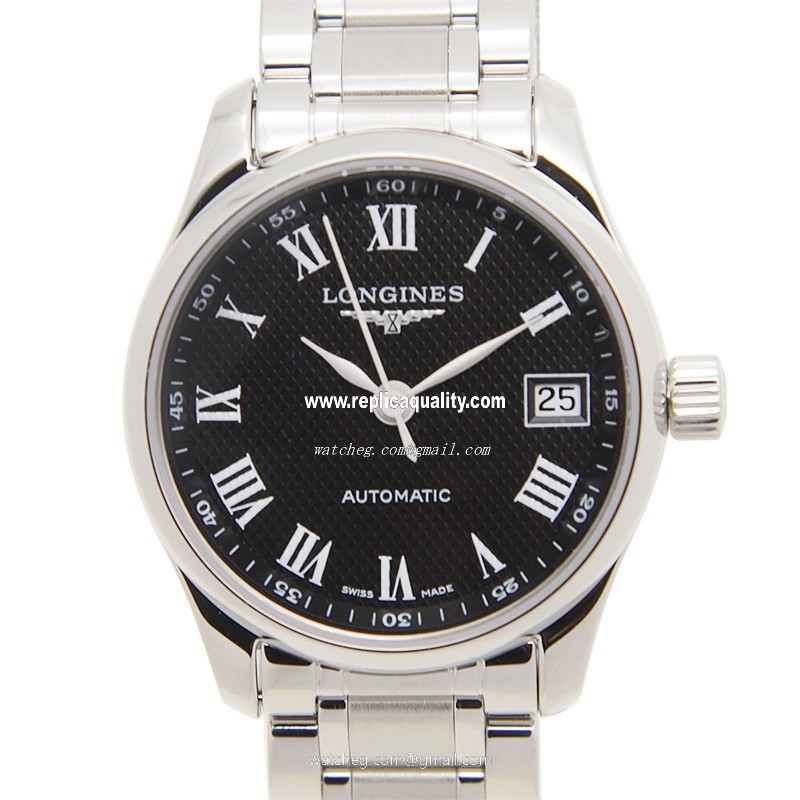 Longines MASTER L2.128.4.51.6 Automatic Stainless Steel Black