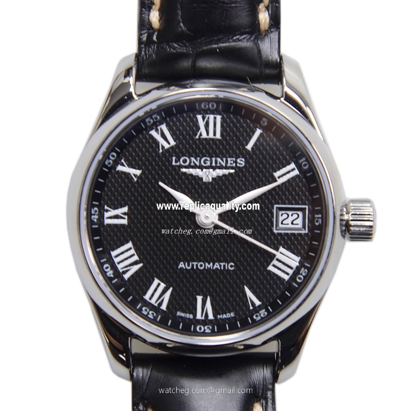 Longines MASTER L2.128.4.51.7  Automatic Stainless Steel Black