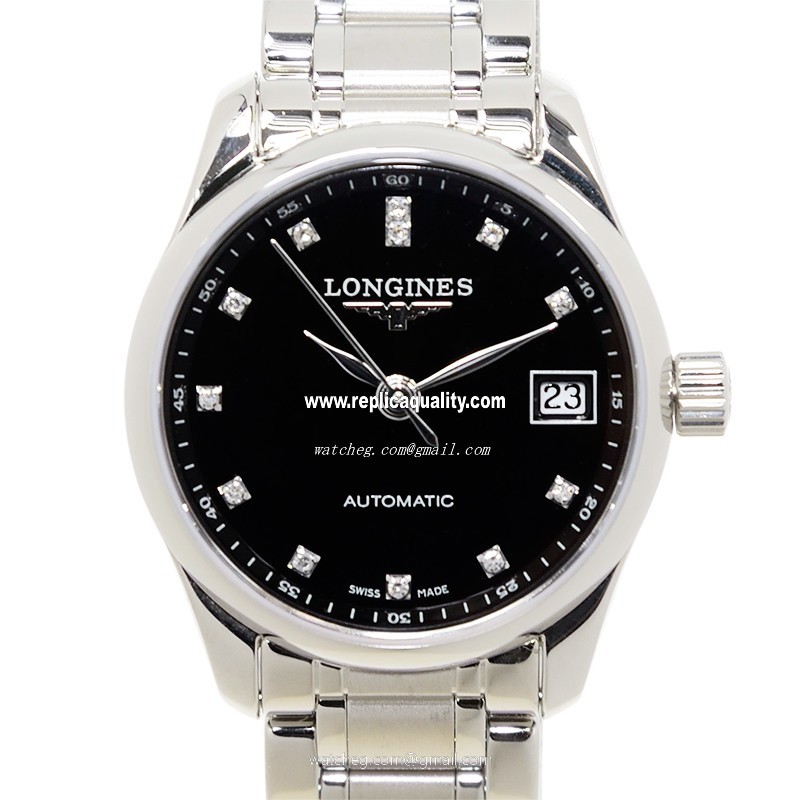 Longines MASTER L2.128.4.57.6 Automatic Stainless Steel Black